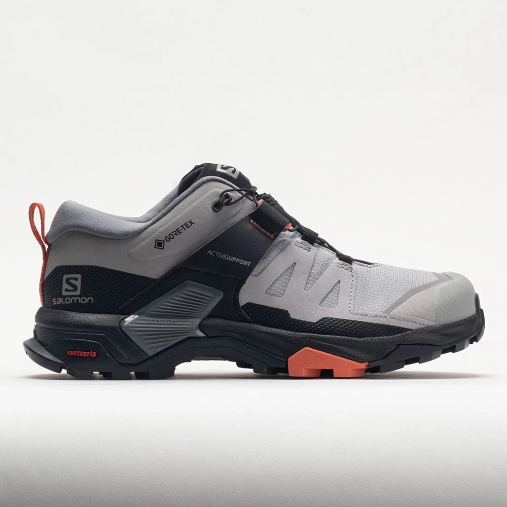 Hydrophobic Salomon X Ultra 4 GTX Women's  Alloy/Quiet Shade/Burnt Sienna