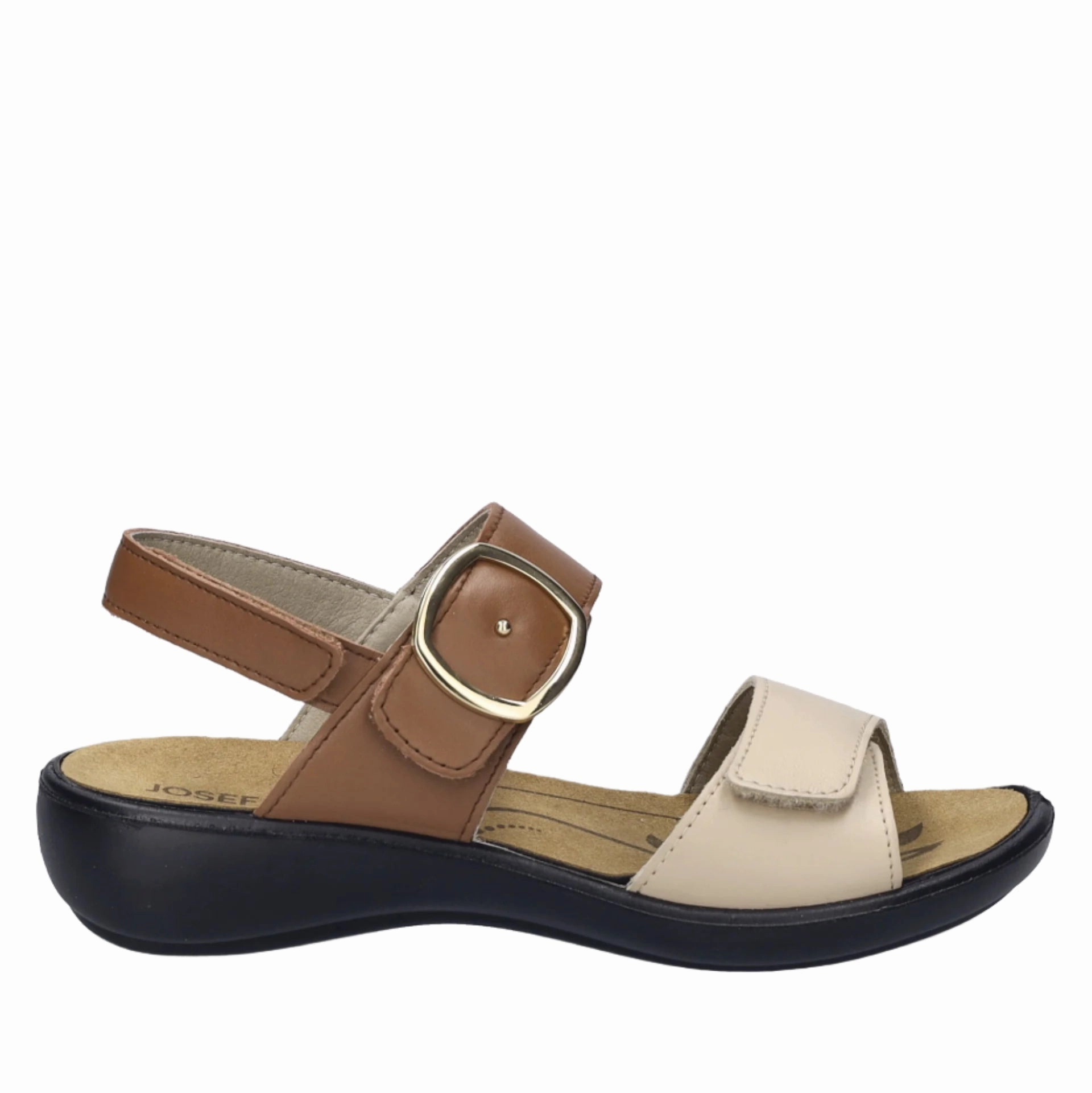 Women's Ibiza 12 Creme/Cognac Vegan Material Sunny Walk
