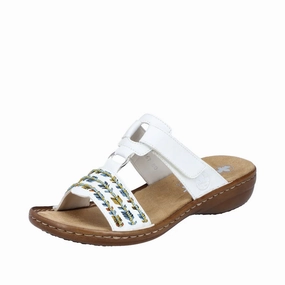 No-Fuss Wear 60867-80 White Multi Velcro Slide