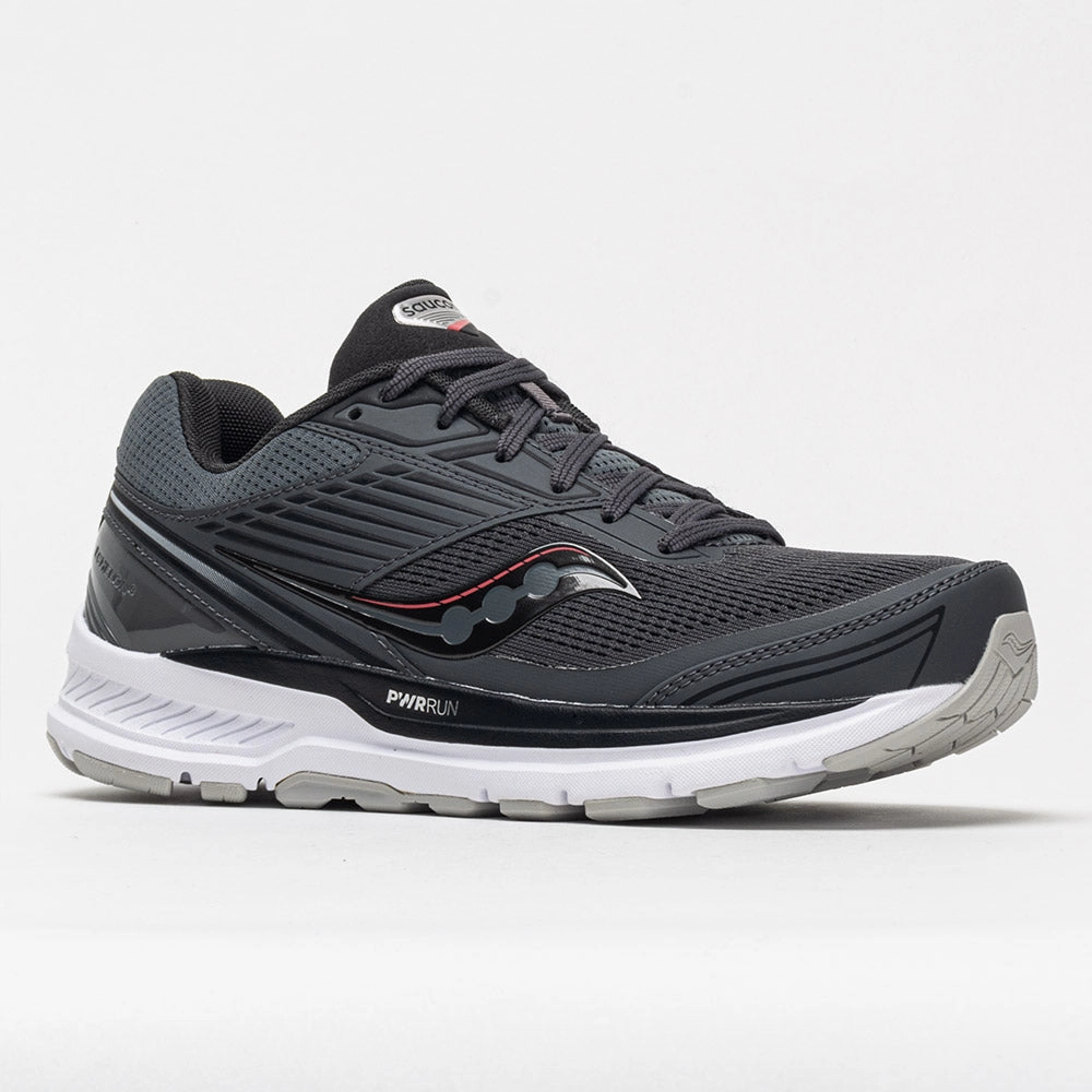 Saucony Echelon 8 Women's  Charcoal/Cherry stain - resistant - coating - durability shoes Training Sessions