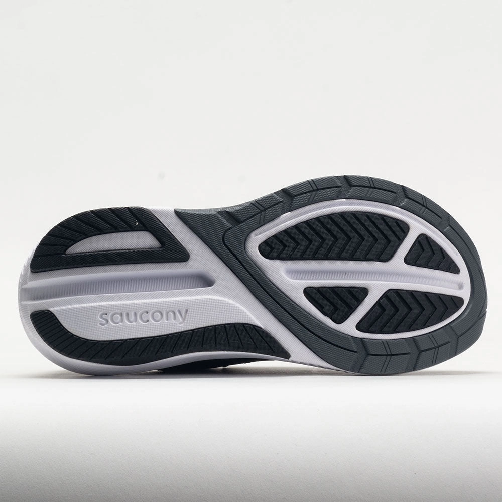 Saucony Echelon 9 Men's  Black/White weekday running shoe interval running in a mountain range shoes