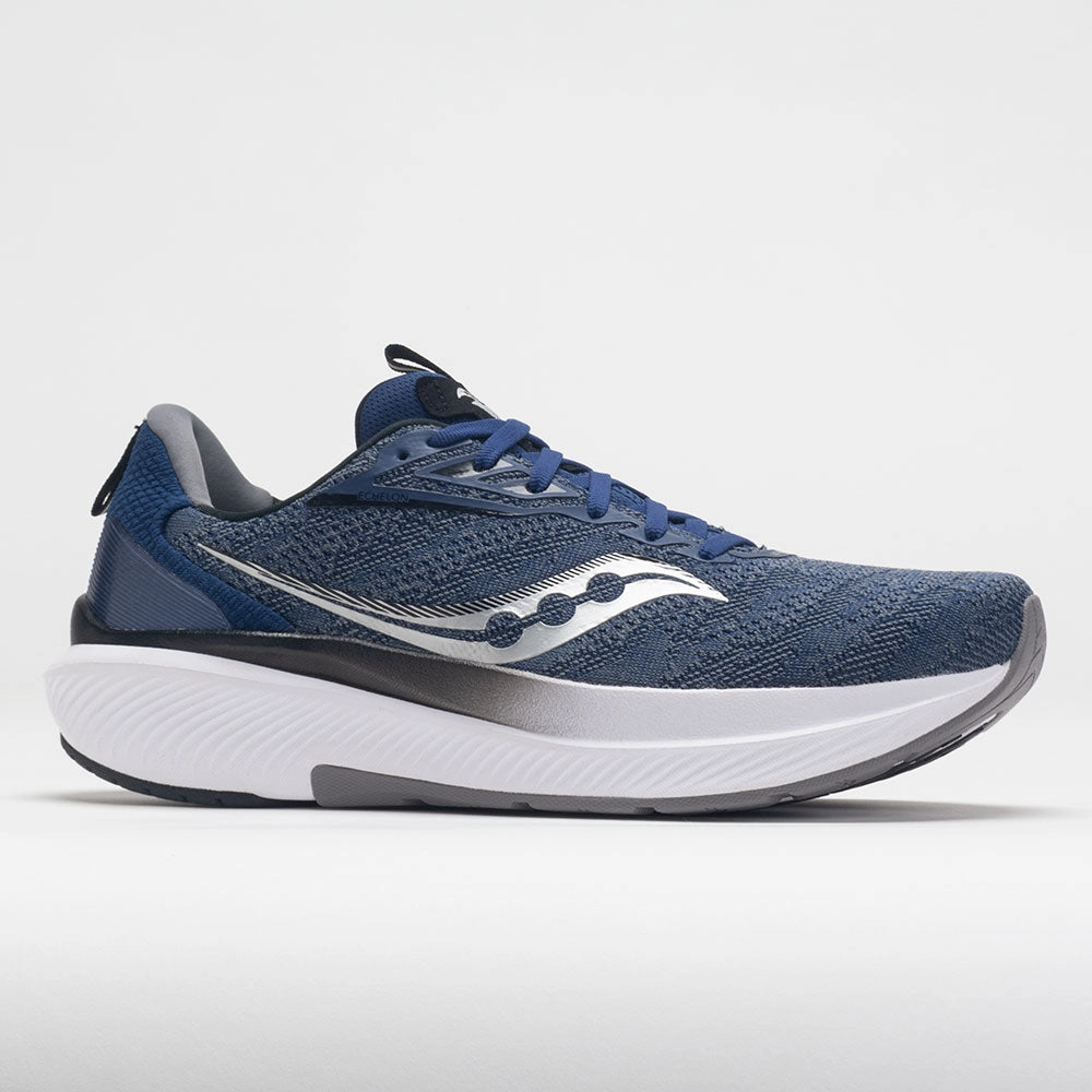 Vibrant heel - cup running shoes Saucony Echelon 9 Men's  Indigo/Black