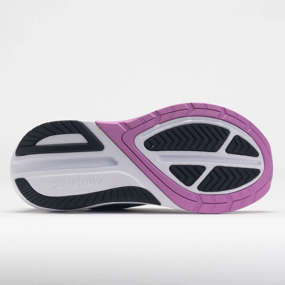 Saucony Echelon 9 Women's  Indigo/Grape breathable mesh shoe aspect