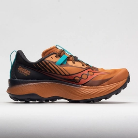 gravel biking shoes running in a dance studio shoes Saucony Endorphin Edge Men's  Clay/Basalt
