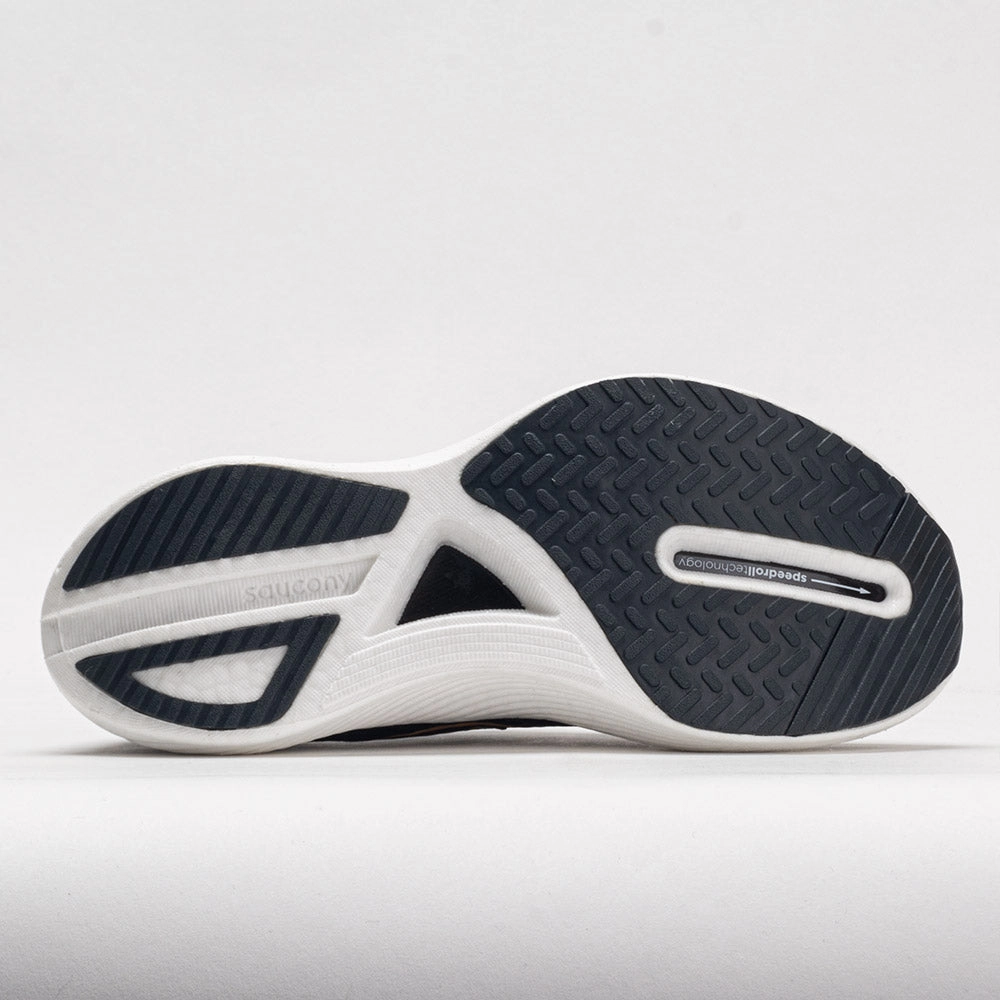 QuickDry triathlon running wear Saucony Endorphin Pro 3 Men's  Black/Goldstruck