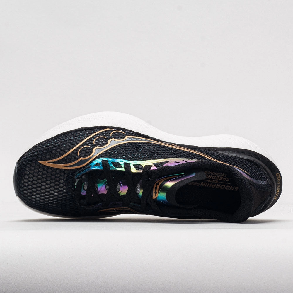 treadmill runner racing - specific shoes Saucony Endorphin Pro 3 Men's  Black/Goldstruck