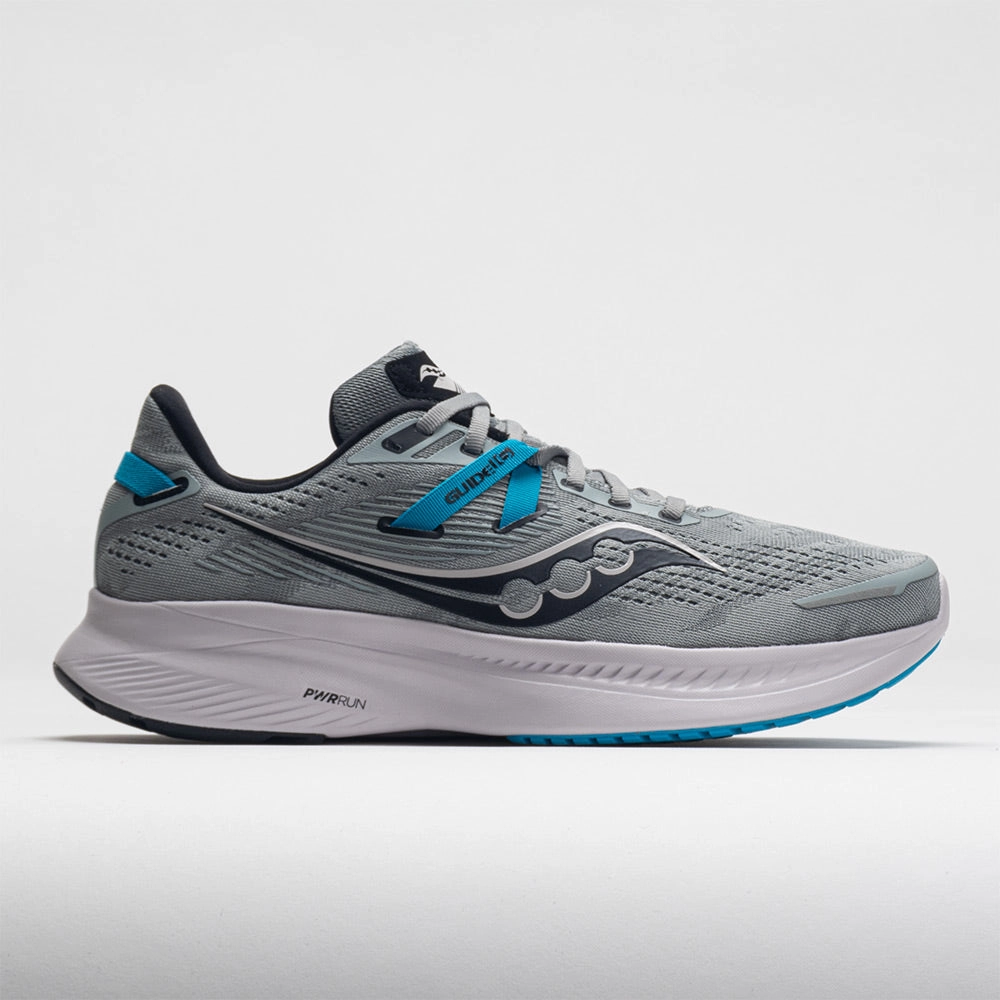 wide - toe shoes Saucony Guide 16 Men's  Concrete/ViZiBlue