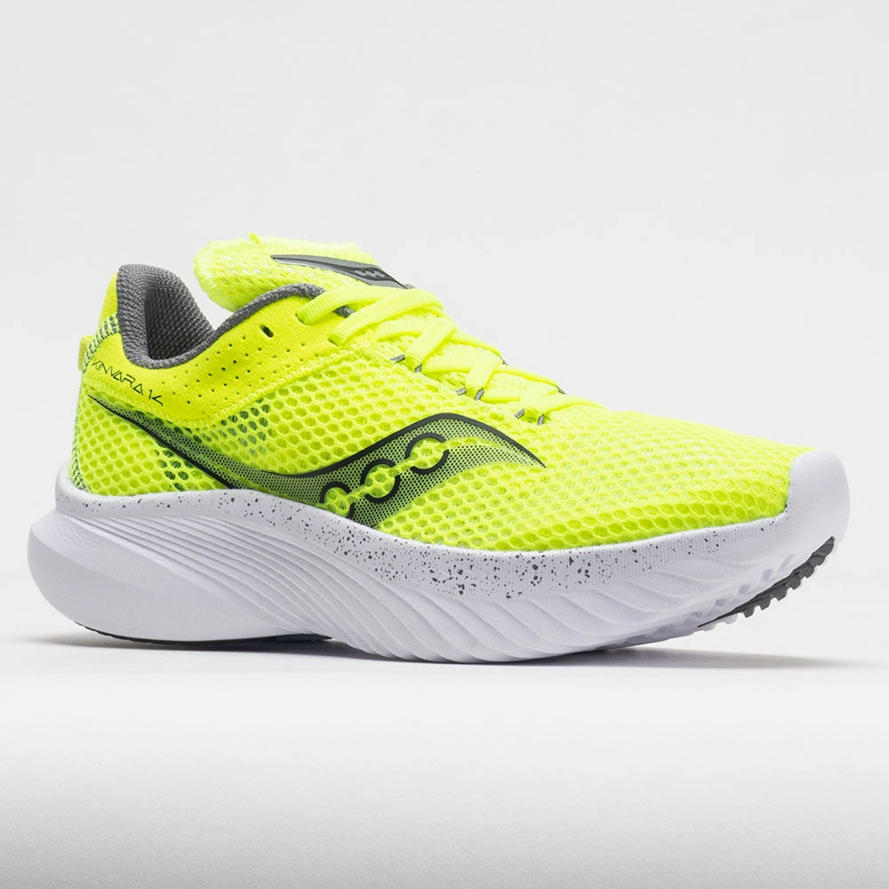 Foot alignment for competition Saucony Kinvara 14 Men's  Citron/Black