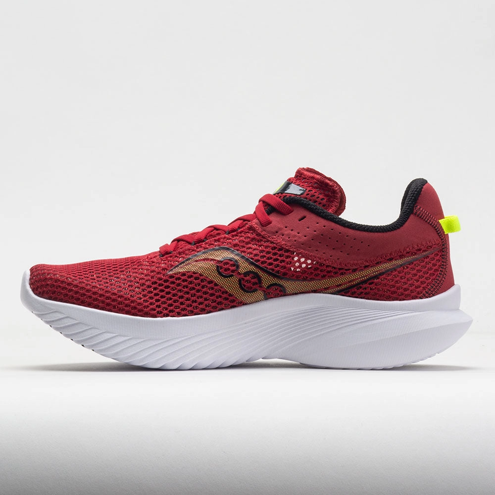 elevated - heel - feature shoes anti - twist shoes Saucony Kinvara 14 Men's  Red/Poppy