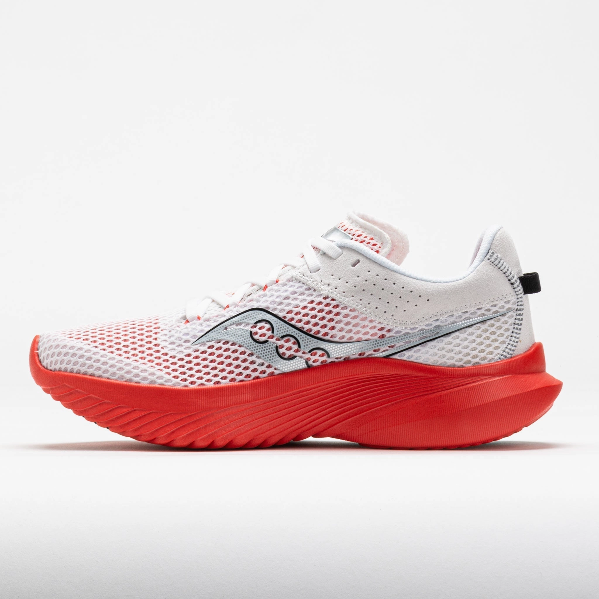 Saucony Kinvara 14 Men's  White/Infrared multi - directional traction