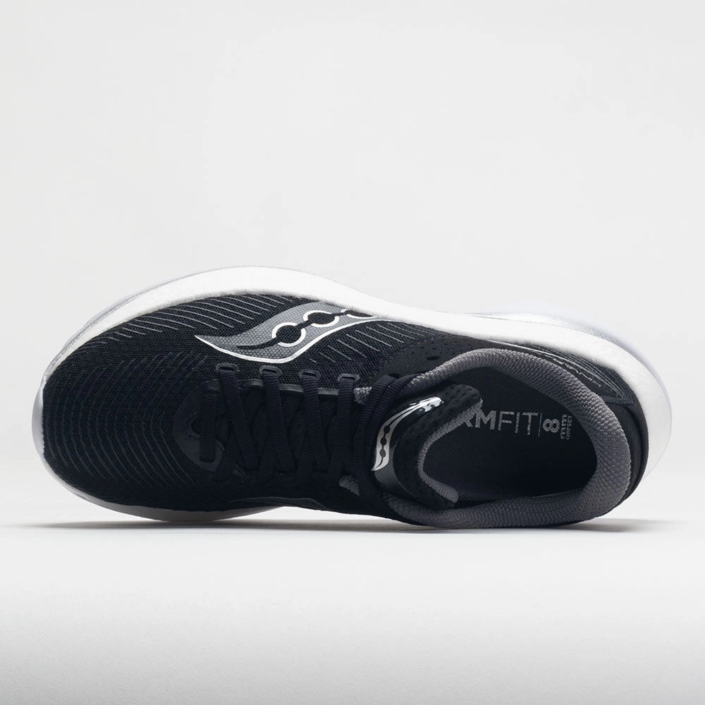 machine - washable insole shoes adult athletic shoes Saucony Kinvara Pro Men's  Black/White