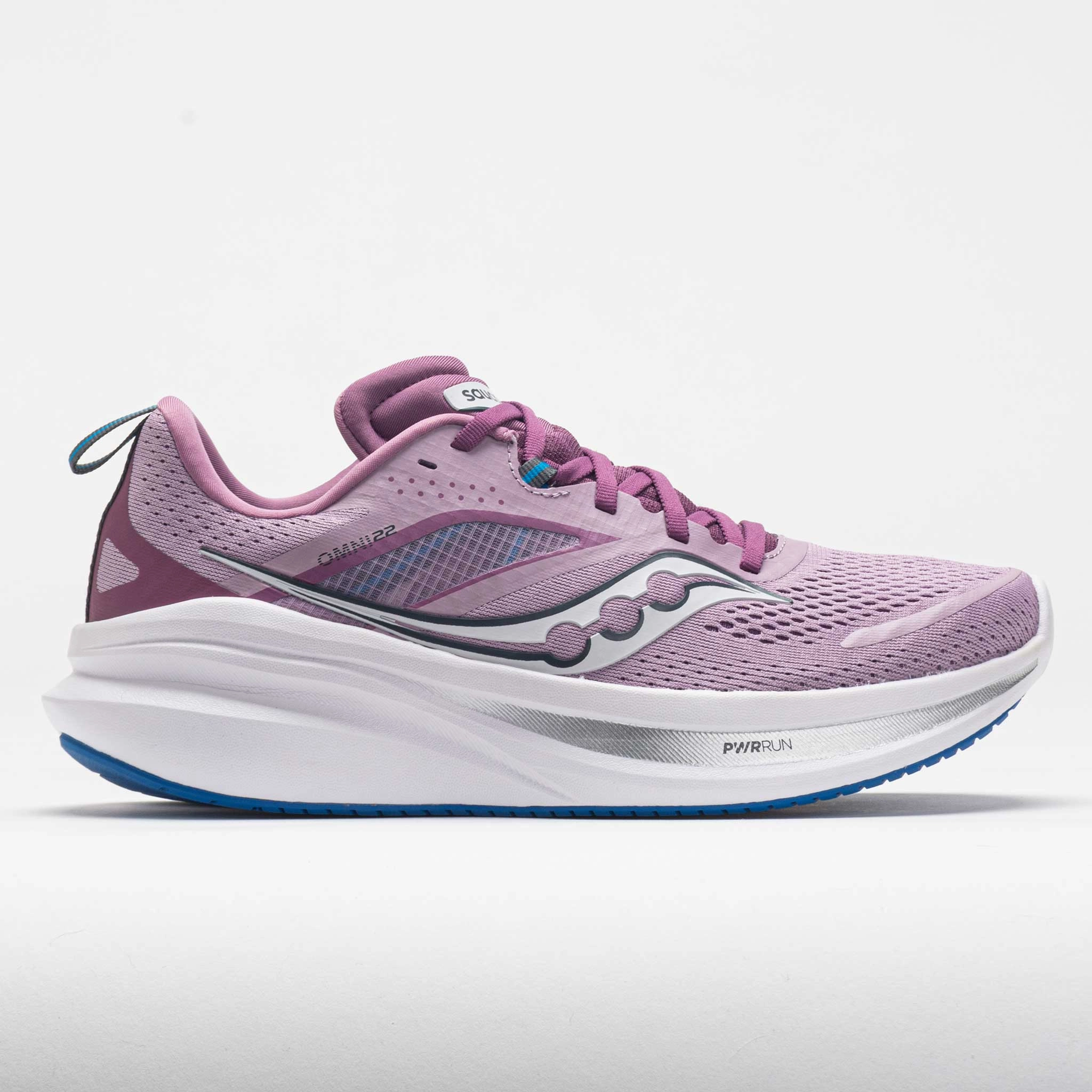 Saucony Omni 22 Women's  Orchid/Cobalt Comfortable Heel Cup Custom Fit