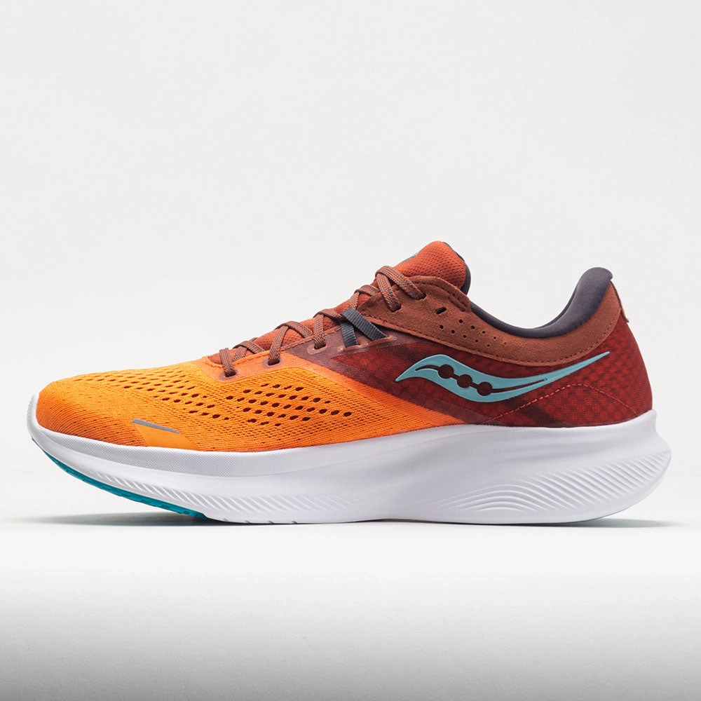 all - terrain - suitability shoes seniors Saucony Ride 16 Men's  Marigold/Lava