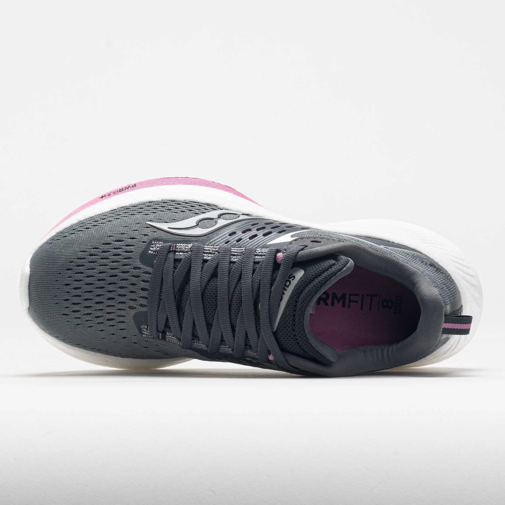 Saucony Ride 17 Women's  Cinder/Orchid charm - decorated running wear