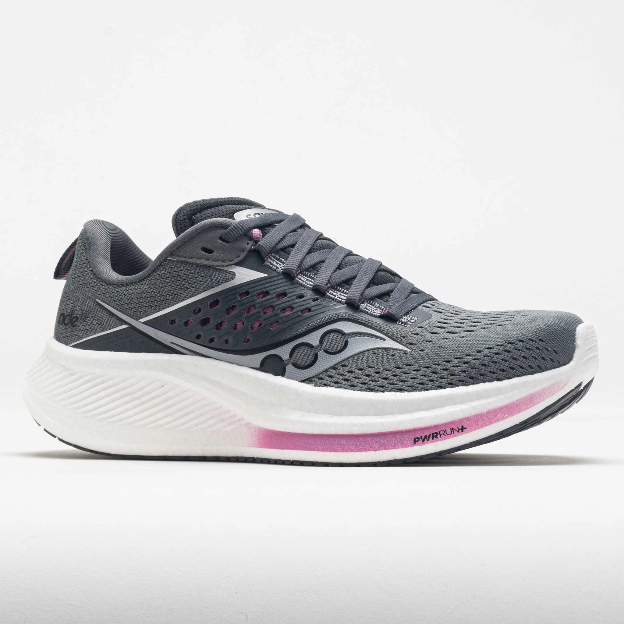 Fantastic features arch - shaped insoles Saucony Ride 17 Women's  Cinder/Orchid