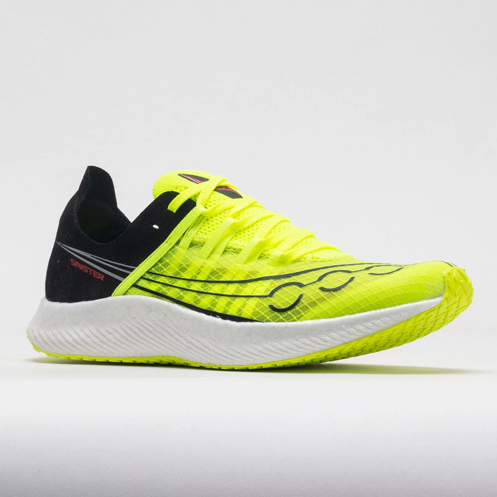 Comfort Stitching lace - up shoes Saucony Sinister Women's  Citron/Black