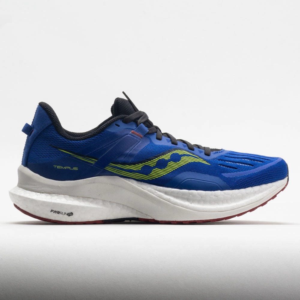running for self - discovery Saucony Tempus Men's  Blue Raz/Acid