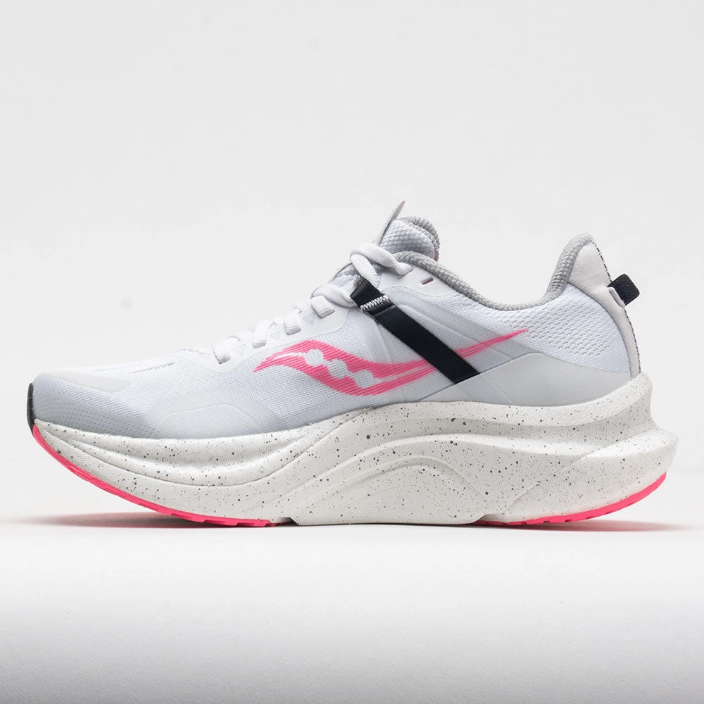 adjustable shoe fit responsiveness - feature shoes Saucony Tempus Women's  White/ViZiPink