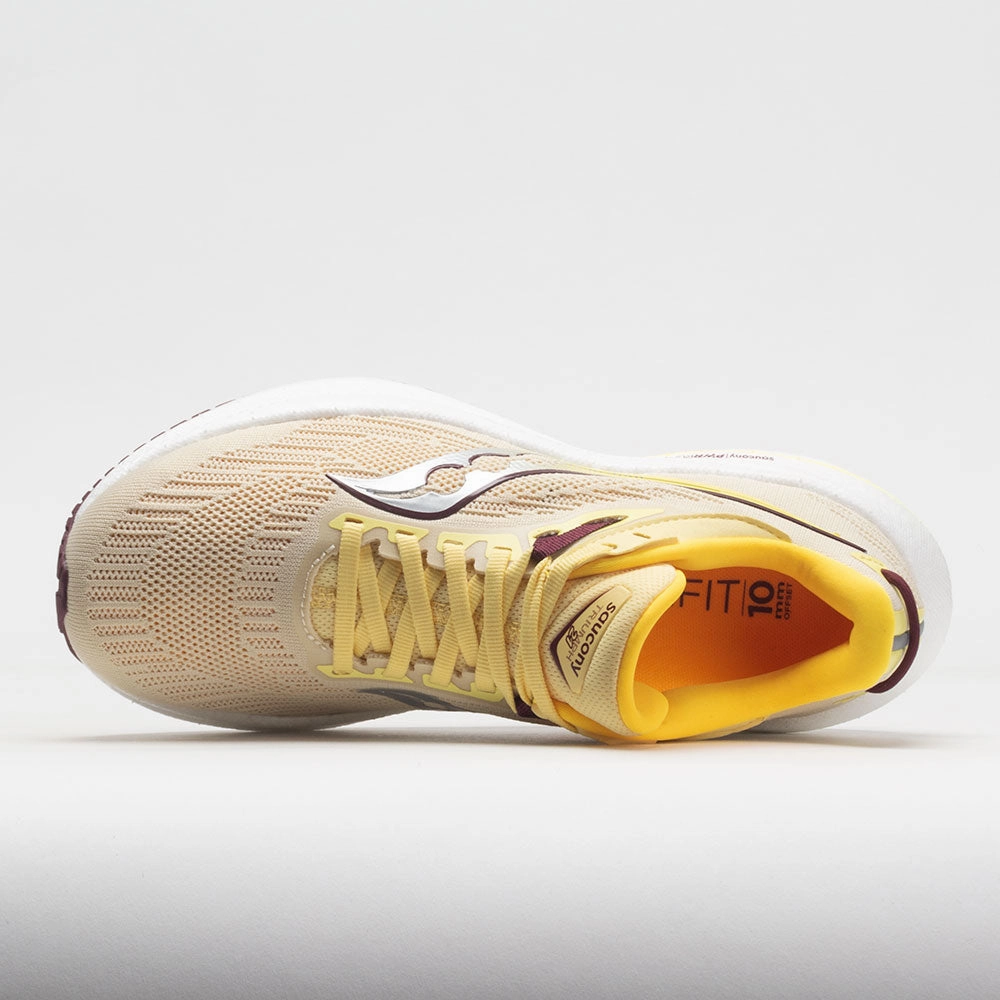 Saucony Triumph 21 Women's  Glow/Sundown Comfortable Foot Mobility