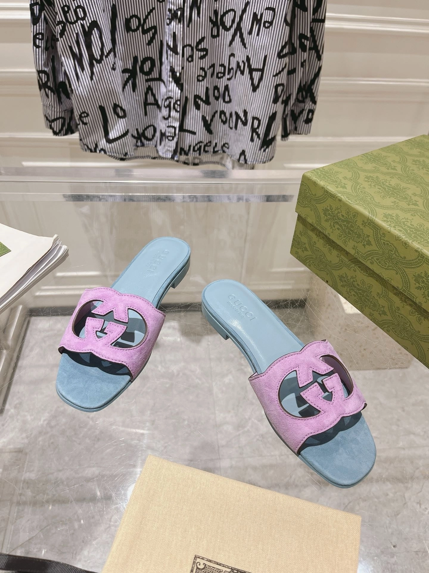 SE1394 GC Silde Sandals / Size5-11 Footwear for Vacation