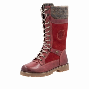 Deep Black D9380-35 Red Tall Lace Ice Grips RTex