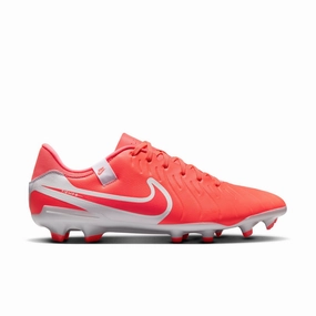 Nike Tiempo Legend 10 Academy FG Firm Ground Soccer Cleats - Hot Lava/ White Heel Guard foot mobility