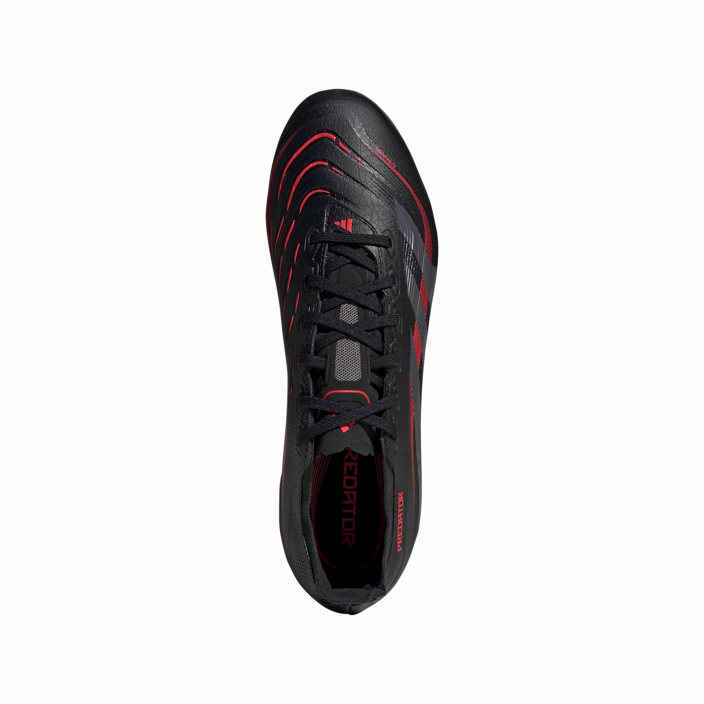 adidas Predator League FG/MG Soccer Cleat - core black/grey four/lucid red Youth League