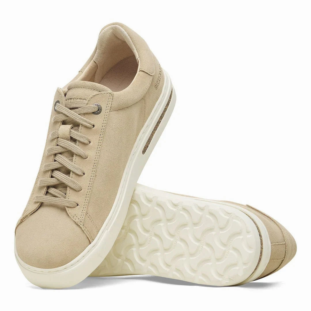 School Pace Bend Low Suede Leather Sandcastle Narrow