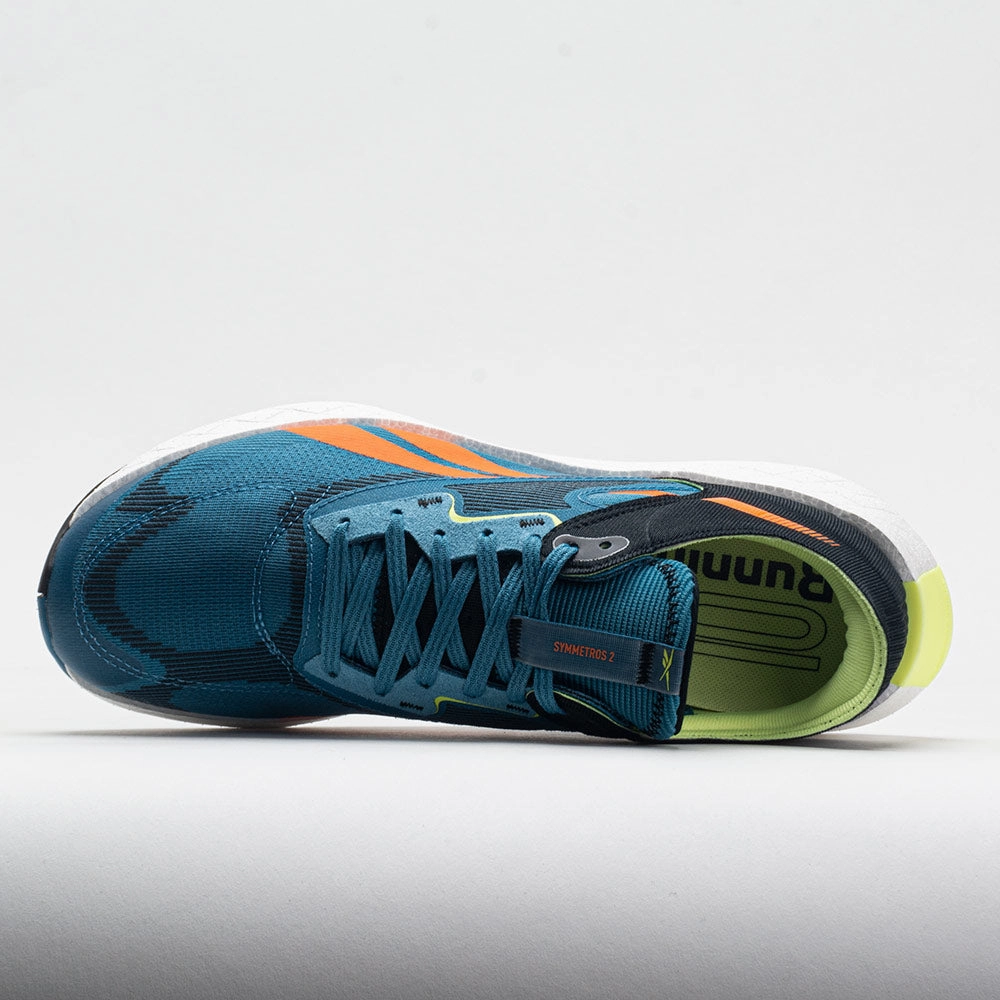 foot - stability running shoes Reebok Floatride Energy Symmetro 2 Mens Steely Blue/Black/Smash Orange