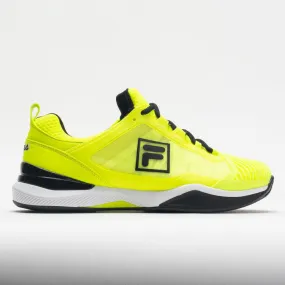 Shock   Absorbing Technology indoor sports shoes Fila Speedserve Energized Men's  Safety Yellow/Black/White