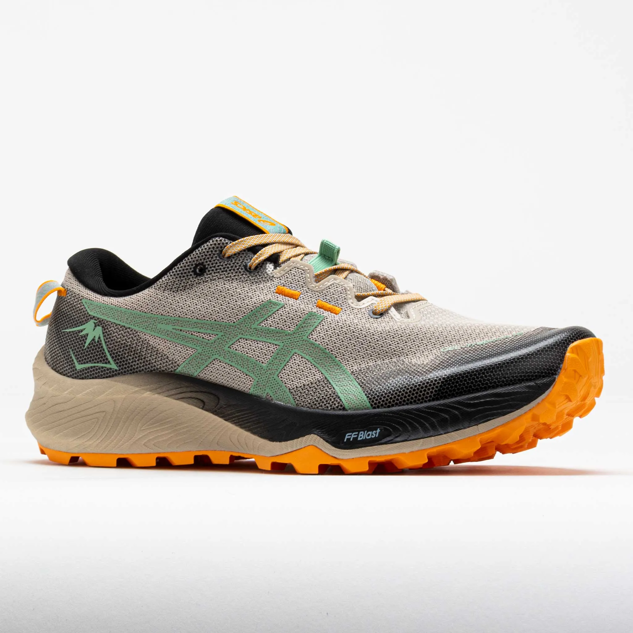 training performance smooth - lining shoes ASICS GEL-Trabuco 12 Men's  Feather Grey/Dark Mint