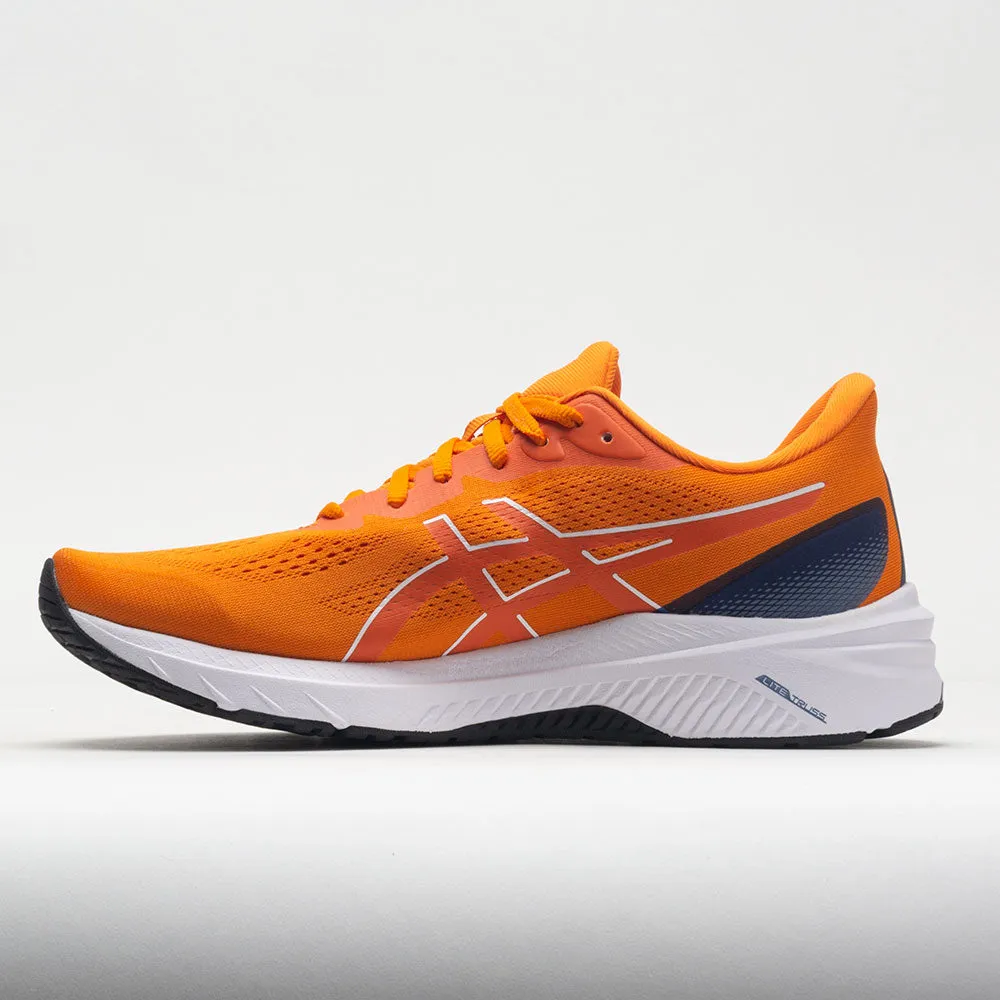 Rough surface grip ASICS GT-1000 12 Men's  Bright Orange/White