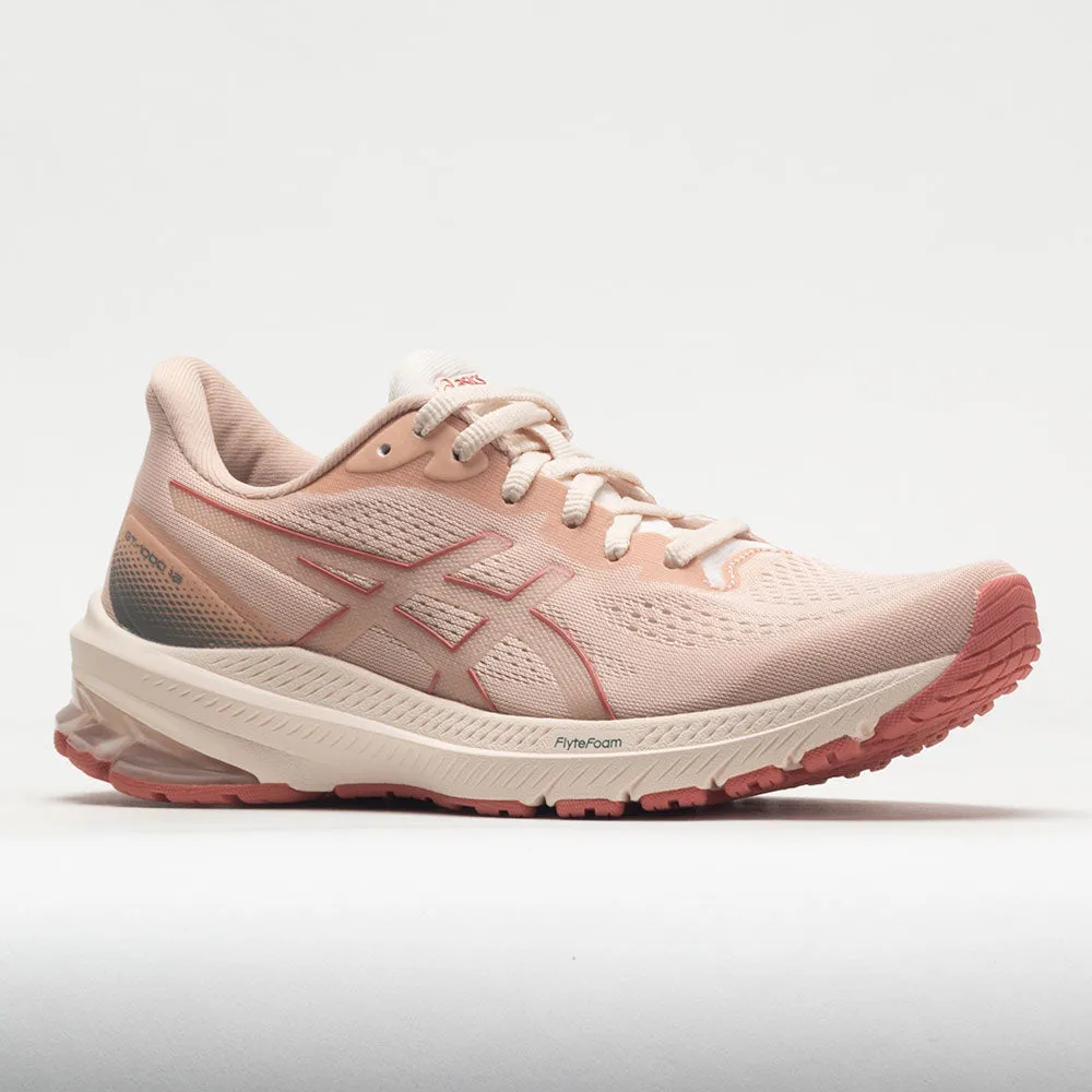 Indoor sports beach running shoe environment ASICS GT-1000 12 Women's  Pale Apricot/Light Garnet