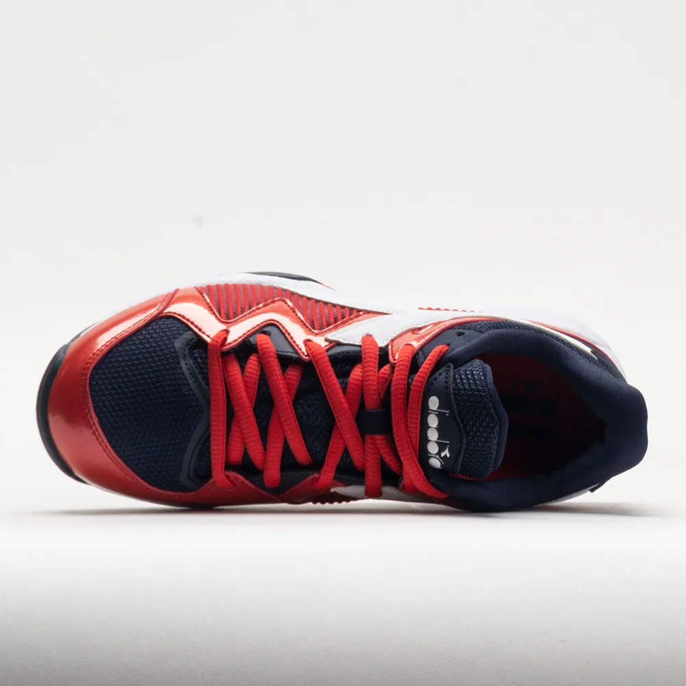 Diadora B.Icon 2 Junior  Blue Corsair/White/Fiery Red size variety