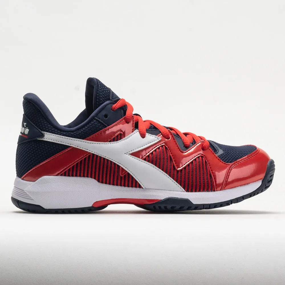 Diadora B.Icon 2 Junior  Blue Corsair/White/Fiery Red Road companion