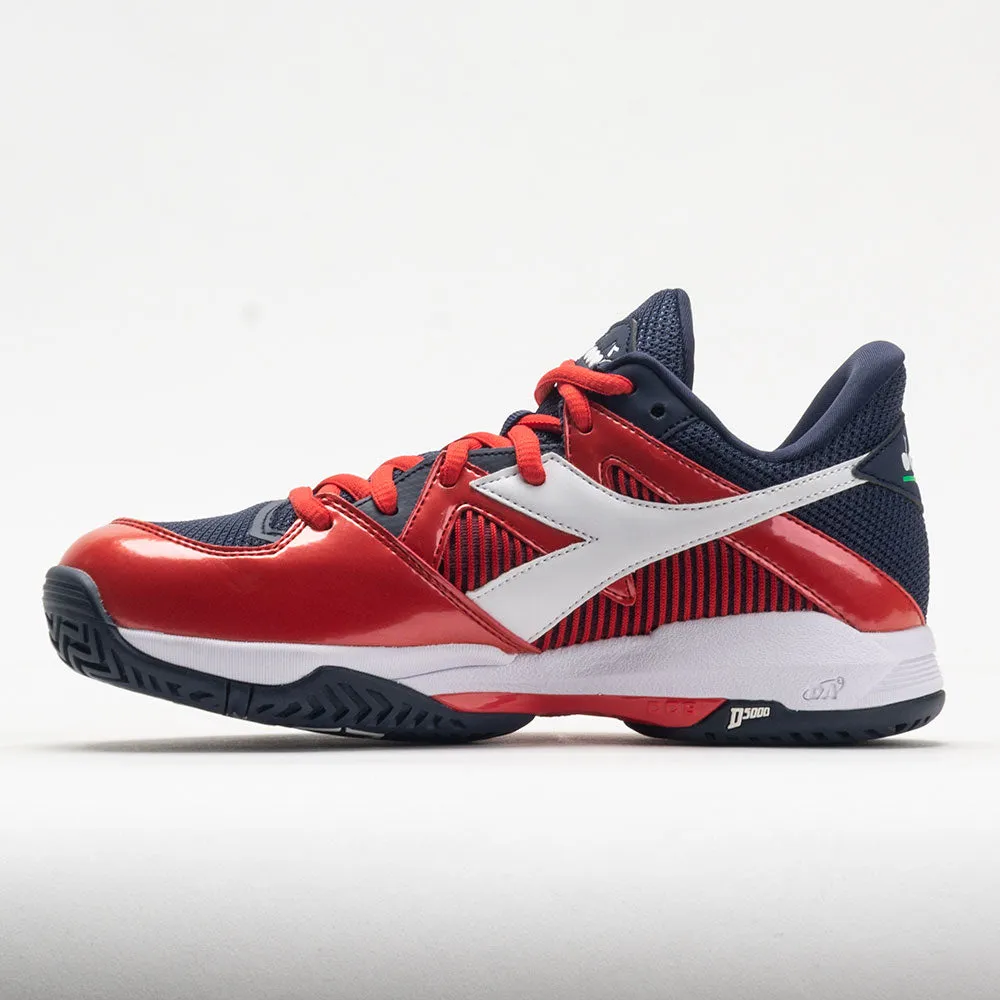 Diadora B.Icon 2 Junior  Blue Corsair/White/Fiery Red advanced - user shoes