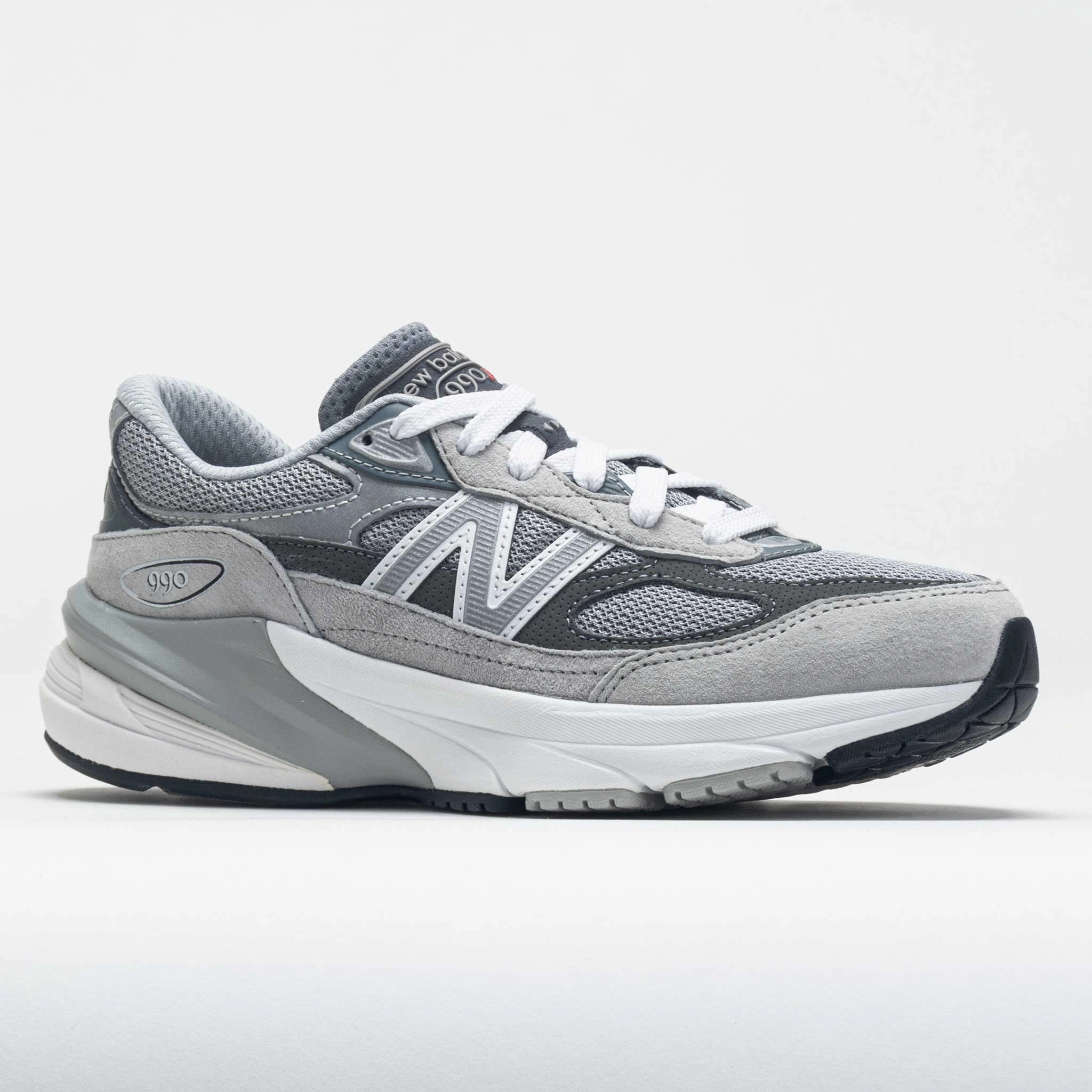 New Balance 990v6 Junior  Grey/Silver Breathable Inserts recreation