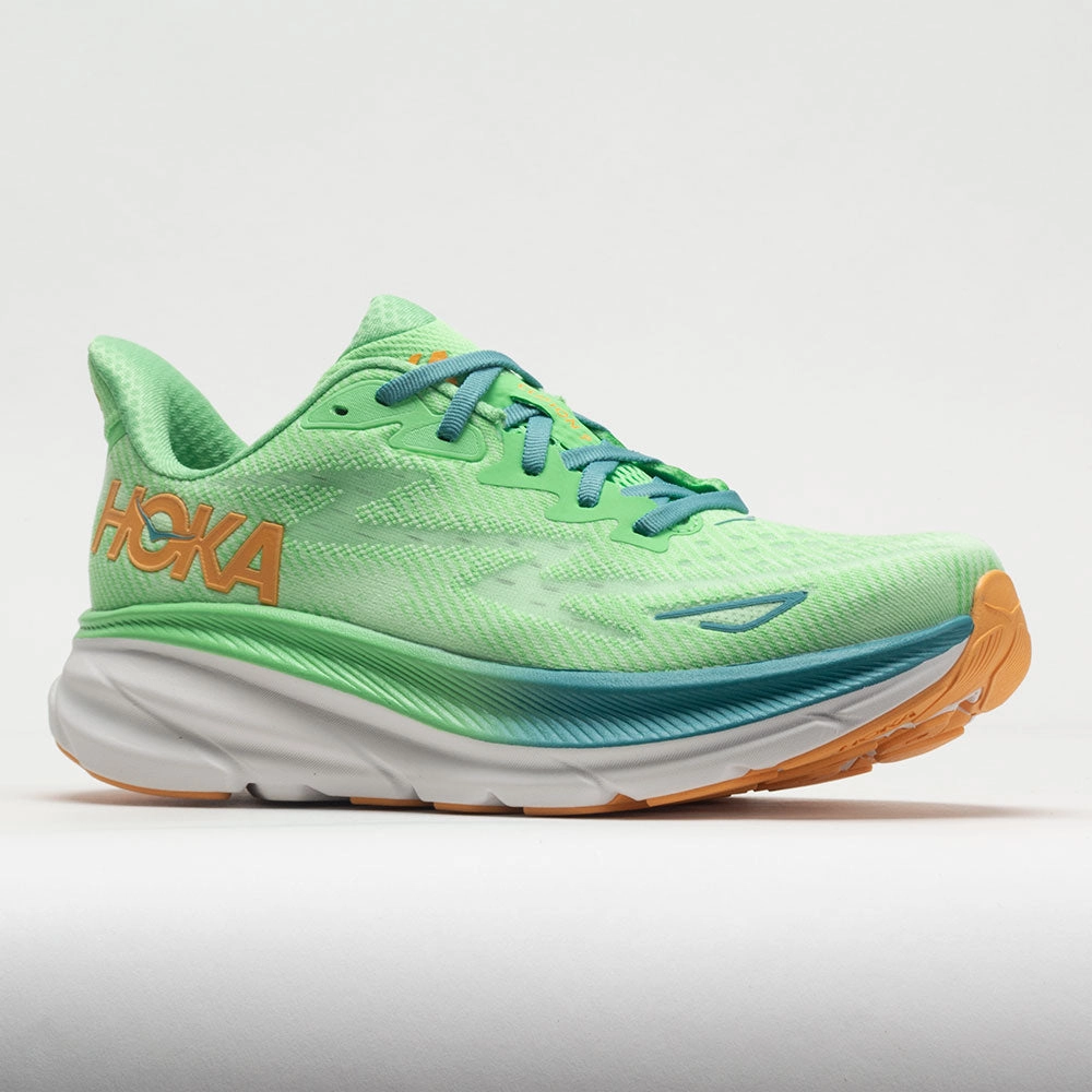 Sports equipment HOKA Clifton 9 Men's  Zest/Lime Glow