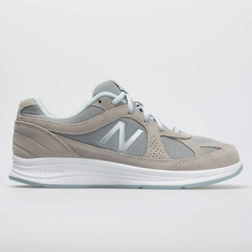 New Balance 877 Women's  Silver/Aqua Wide