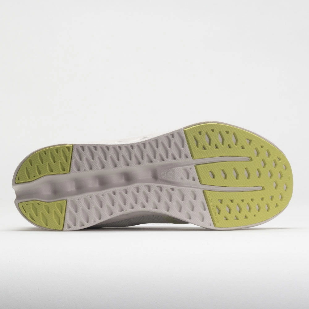 On Cloudsurfer Men's  White/Sand physical health running shoe advantage humid - weather shoes