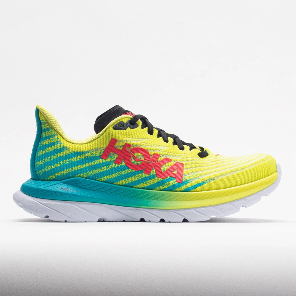 HOKA Mach 5 Women's  Evening Primrose/Scuba Blue high - performance specification shoes foot - friendly - feature shoes