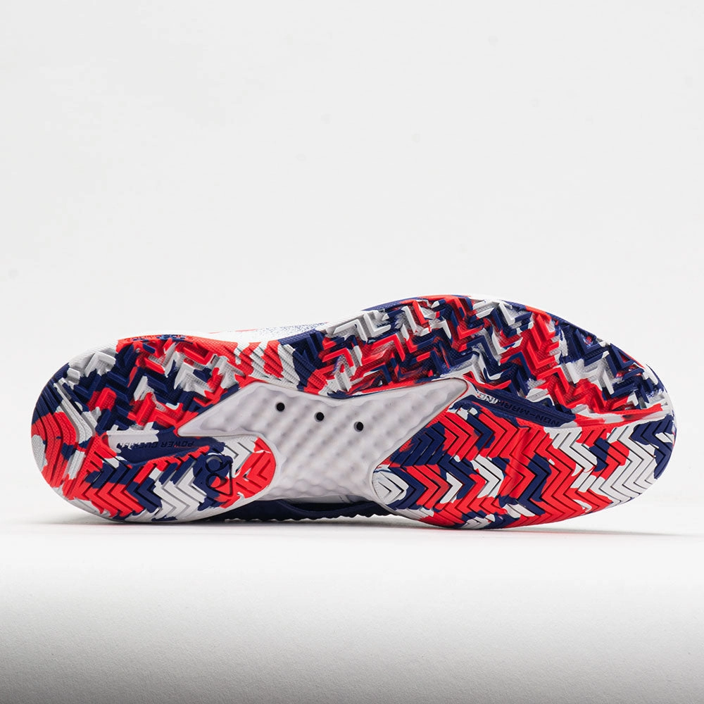 moisture - wicking - technology shoes Sports teams Yonex Power Cushion FusionRev 4 Men's  White/Royal Blue