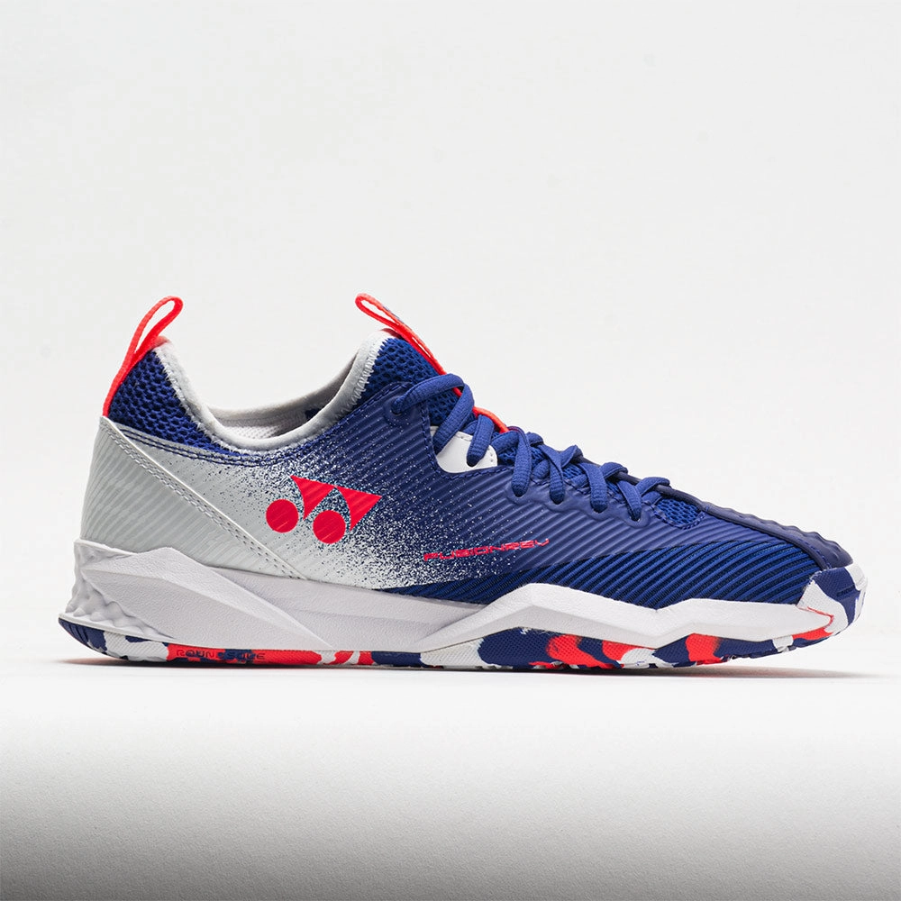 Yonex Power Cushion FusionRev 4 Men's  White/Royal Blue multi - surface shoes rubber sole shoes