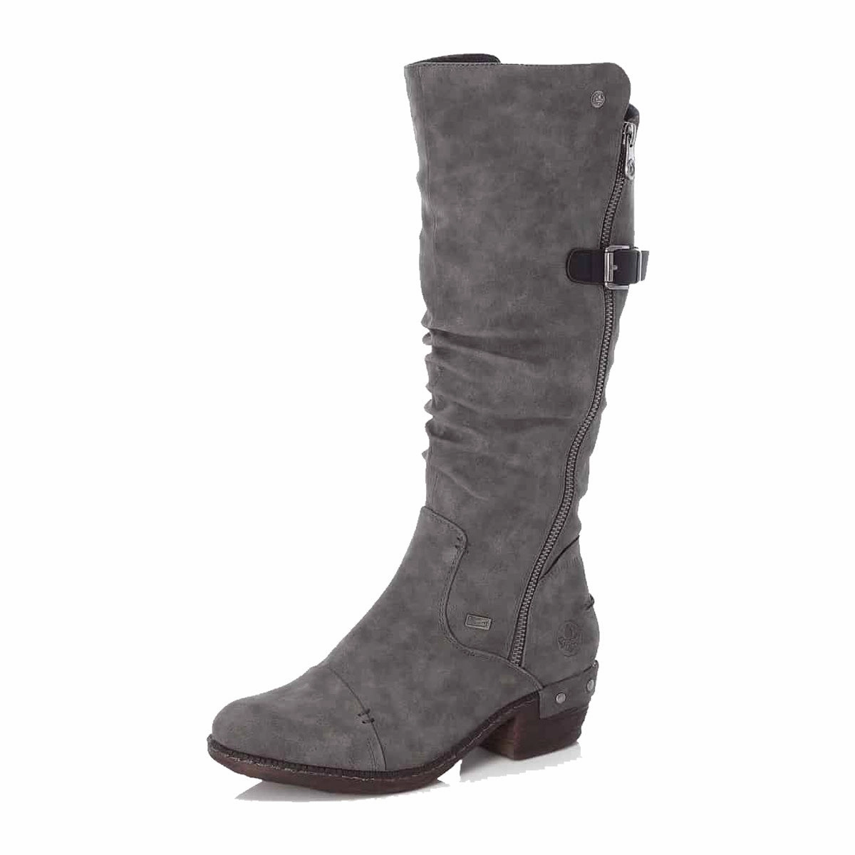 Wide Sole Shock   Absorbing Midsole 93654-45 Grey Tall Riding RTex