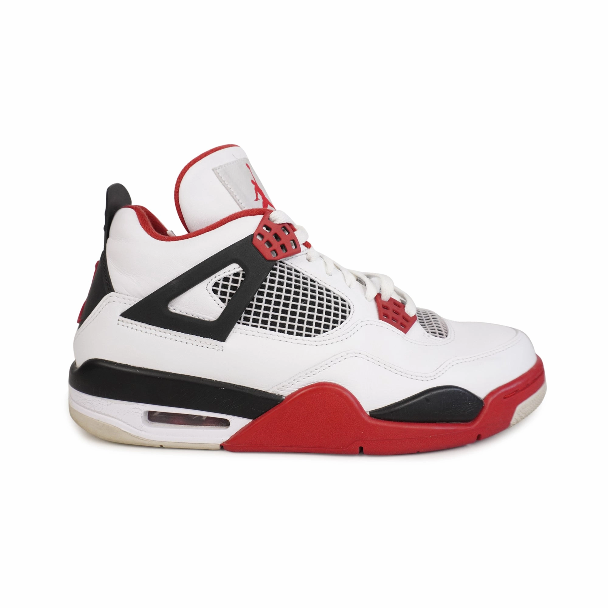 Jordan 'Air Jordan 4 Retro' Sneakers - Men's 42.5 No Laces Active Design