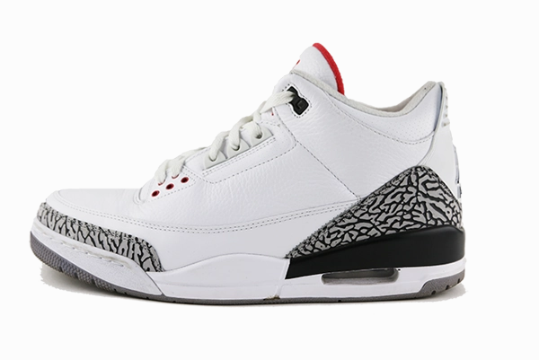 Breathable Design Air Jordan 3 "White Cement"