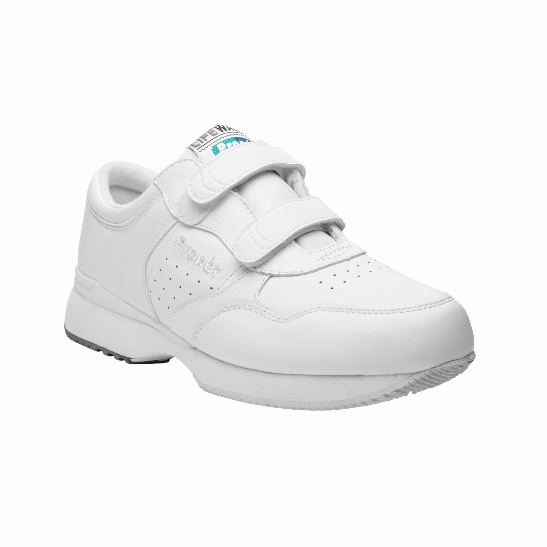 Flat Heel Life Walker White Strap 3E