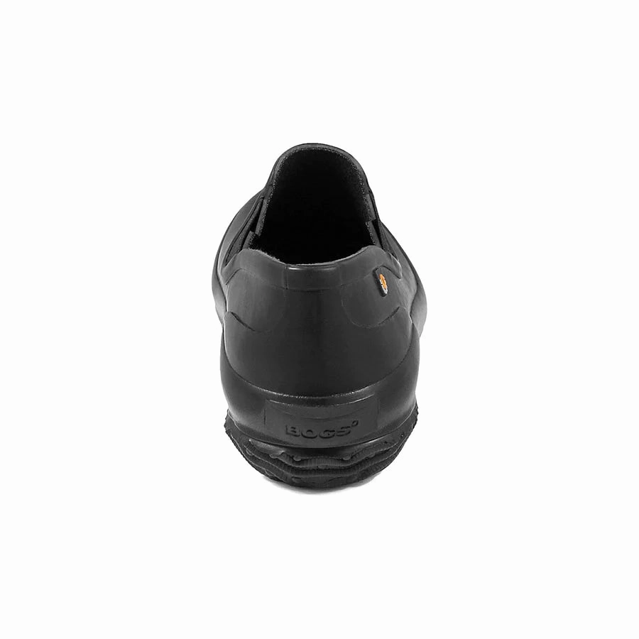 Herd Path True Comfort Patch Slip On Solid Black
