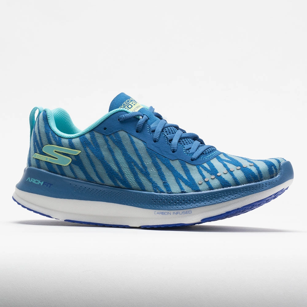 long - distance use performance - enhanced shoes Skechers GOrun Razor Excess 2 Women's  Blue/Aqua