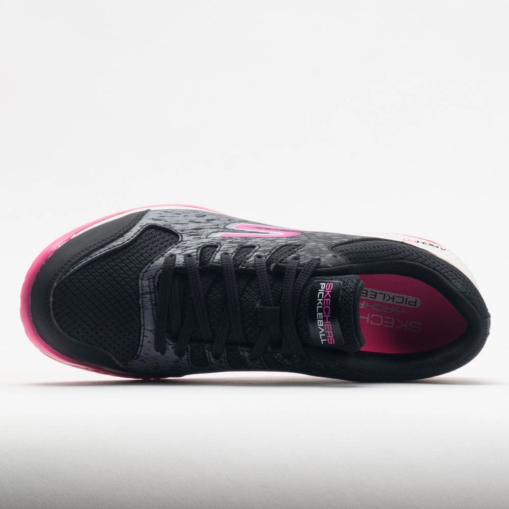 Skechers Viper Court Women's  Black/Pink quiet shoes